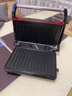 img 2 attached to Sandwich maker Kitfort KT-1609 Panini Maker, red review by Bogusawa Daczkowska ᠌