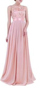 img 4 attached to YiZYiF Backless Wedding Bridesmaid Evening Women's Clothing at Dresses