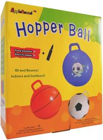 img 1 attached to AppleRound Space Hopper Ball Pump Sports & Outdoor Play : Pogo Sticks & Hoppers