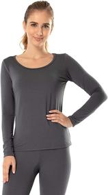 img 4 attached to MANCYFIT Womens Thermal Fleece Sleeve Women's Clothing via Lingerie, Sleep & Lounge