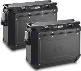 img 4 attached to GIVI OBKN37BPACK2A 37 Litre 🎒 Outback Side Cases in Black (Pair)