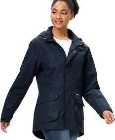 img 4 attached to Waterproof Raincoat Lightweight Windbreaker Outdoor Women's Clothing : Coats, Jackets & Vests