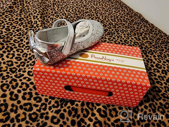 img 1 attached to Dress up your little girl with PANDANINJIA Toddler Little Angela Wedding Girls' Flats review by Keisha Wright