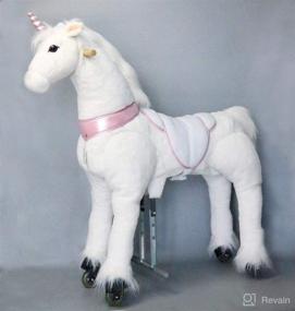 img 3 attached to UFREE Mechanical Rocking Children Unicorn Baby & Toddler Toys