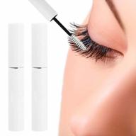 10-pack empty mascara tube and wand set for diy eyelash cream: 10ml white bottle container logo