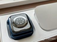img 3 attached to Smart watch Apple Watch Series 7 45 mm Aluminum Case, dark night review by Athit Za ᠌
