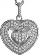sterling silver heart pendant logo