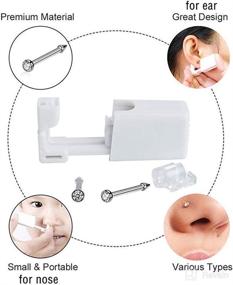 img 1 attached to 💎 Disposable Crystal Piercing Safety - 2mm Diameter