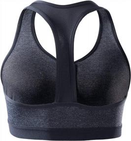 img 1 attached to RION Active Women'S Sports Yoga Bra Low Impact With Removable Pads (Upgraded Front Zipper)