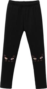 img 3 attached to Stay Cozy and Stylish with IRELIA Winter Cotton Fleece Leggings for Girls' Clothing