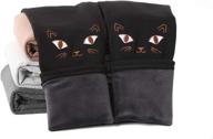 stay cozy and stylish with irelia winter cotton fleece leggings for girls' clothing logo