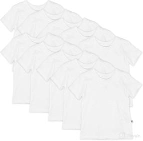 img 4 attached to 👶 Premium Organic Cotton Short Sleeve T-Shirt Multi-Packs for HonestBaby's Little Ones