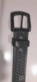 img 6 attached to Basketweave Genuine Leather Utility Uniform Men's Accessories and Belts