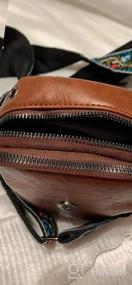 img 8 attached to Women Retro Crossbody Cell Phone Bag, Mini Messenger Shoulder Bag Money Purse Wallet