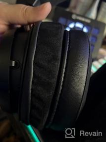 img 5 attached to Игровые амбушюры Brainwavz для Razer Kraken и других игровых гарнитур, AKG 701 Q701 и других наушников (см. список, размеры и видео), охлаждающий гель, пена с эффектом памяти, микро-замша, XL Round Black