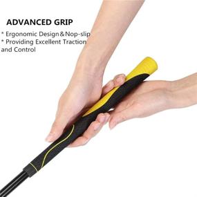 img 1 attached to 🏌️ Golf Swing Training Aid - Greatlizard Golf Swing Trainer for Strength, Flexibility, Tempo Training - Ideal Golf Practice Warm-Up Stick for Men and Women - Golf Accessories