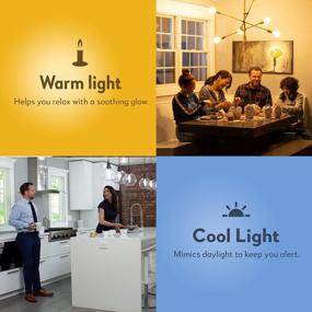 img 2 attached to Bulbrite A19 Solana WiFi Connected LED Alexa Smart Light Bulb, Single-A19, Tunable 2200K-6500K Color Temperature, Frost Finish