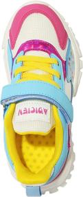 img 2 attached to Rollepocc Girls' Athletic Lightweight Sneakers - Breathable & Optimized for Active Wear