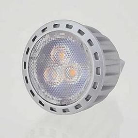 img 2 attached to 24-Pack LEDwholesalers MR11 4W 12V Mini Spot Light Bulb, Warm White 30º Beam Angle