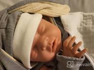 img 1 attached to Realistic 16-Inch Full Body Silicone Reborn Baby Boy Doll With Platinum Silicone For Lifelike Newborn Experience By Vollence review by Jeff Pfaff