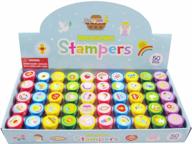 tiny mills 50 pcs religious assorted stampers for kids religious prizes carnival prizes vacation bible school sunday school prizes logo