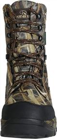 img 3 attached to Stay Comfortable And Dry With R RUNFUN Men'S Waterproof Hunting Boots