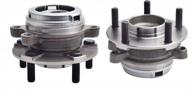 adigarauto 513296x2(pair) new front wheel hub & bearing assembly compatible with 14-17 infiniti qx60 09-17 nissan maxima murano, 11-17 nissan quest, 13-17 nissan pathfinder, 2013 infiniti jx35, 5 lugs logo