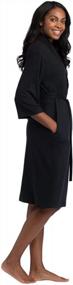 img 1 attached to Women'S Ultra Soft Dream Jersey Robe By Softies - Comfort & Cozy Sleepwear