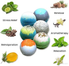 img 2 attached to Organic Personal Care Gift Set: Bath Bombs for Optimum Relaxation