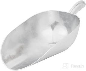 img 2 attached to 🥄 Commercial Grade Aluminum Ice Scoop - 84 Ounce, Dry Bin, Dry Goods, Candy, Spice Scoop by Royal Industries