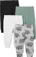 pack of 4 simple joys by carter's unisex baby pants логотип