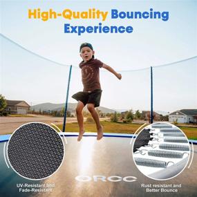 img 1 attached to Kids Trampoline With Enclosure Net, Ladder & Safe Bounce - ASTM And CPSIA Approved For Outdoor Backyard Use (8Ft 10Ft 12Ft 14Ft 15Ft 16Ft)