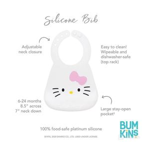 img 1 attached to Bumkins Silicone Comfortable Waterproof Resistant Feeding