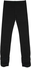 img 1 attached to 👖 Bienzoe Stretch Uniform Antistatic Legging: Comfortable Girls' Clothing for Optimal Style and Performance at Leggings