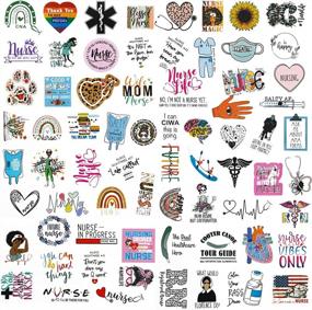 img 3 attached to 75 Designs Nurse Stickers For Water Bottles, Laptops, Nursing Students & Healthcare Workers - Reusable Vinyl Decal Perfect Gift