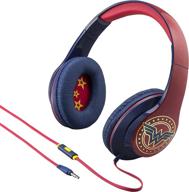 wonder woman over headphones microphone логотип