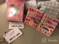 img 1 attached to 🐾 MiniHope 30 Pairs Cute Animal and Donut Stud Earrings for Kids, Hypoallergenic and Made with Polymer Clay - Best Gift for Girls review by Zachary Caldwell