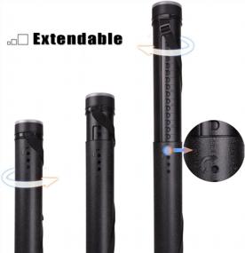 img 2 attached to Transon Poster Documents Storage Tube Extendable For Artworks, Blueprints, Drafting And Scrolls Color Black