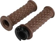 🏍️ qlhshop 7/8-inch motorcycle handlebar end grips for cafe racer, bobber, clubman, and custom bikes логотип