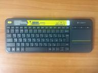 img 1 attached to Wireless Touch Keyboard with Easy Media Control 📺 and Built-In Touchpad for TV - Logitech K400 Plus review by Jnis Hermanis ᠌