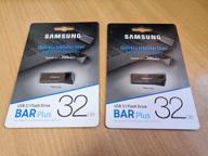 img 1 attached to Samsung BAR Plus 128GB USB 3.1 Flash Drive - 400MB/s - Champagne Silver (MUF-128BE3/AM) review by Dimitar Gyurov ᠌
