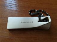 img 1 attached to Samsung BAR Plus 128GB USB 3.1 Flash Drive - 400MB/s - Champagne Silver (MUF-128BE3/AM) review by Micha Pyra ᠌