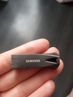 img 1 attached to Samsung BAR Plus 128GB USB 3.1 Flash Drive - 400MB/s - Champagne Silver (MUF-128BE3/AM) review by Vassil Illiev ᠌