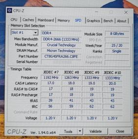 img 5 attached to Память Crucial DDR4 для ноутбуков CT8G4SFRA266