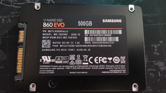 img 1 attached to Sleek and Powerful: Samsung 860 EVO 500GB SSD - Boost Your Device's Performance! review by Janis Berzins ᠌