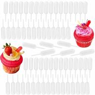 100 шт. 4 мл одноразовые пипетки для переноса пипеток капельницы инъекторы ликера для клубники, кексов и десертов логотип