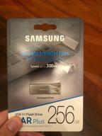 img 1 attached to Titan Gray Samsung BAR Plus 256GB USB 3.1 Flash Drive (MUF-256BE4/AM) with Up to 400MB/s Transfer Speed review by Mateusz Sztrekier ᠌