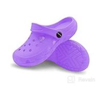 img 1 attached to 👟 Comfortable Garden Slip On Water Shoes for Kids - Perfect Boys and Girls Sandals, Clogs, and Beach Slippers review by Hals Martin