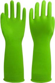 img 4 attached to 3 Pairs Reusable Waterproof Gloves Household Supplies