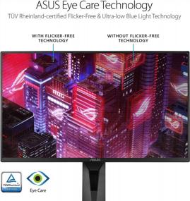 img 1 attached to ASUS VG258QR Supports Compatible DisplayPort 24.5", Blue Light Filter, Pivot Adjustment, Tilt Adjustment,
